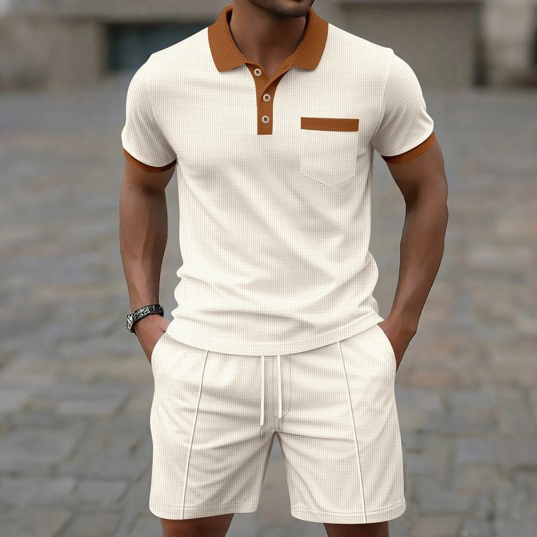 Michael Sydney men's summer set, front view