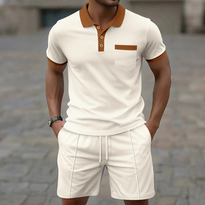 Michael Sydney men's summer set, front view
