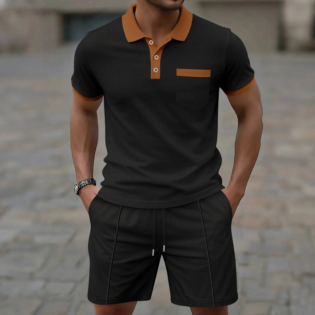 Michael Sydney men's summer set, front view