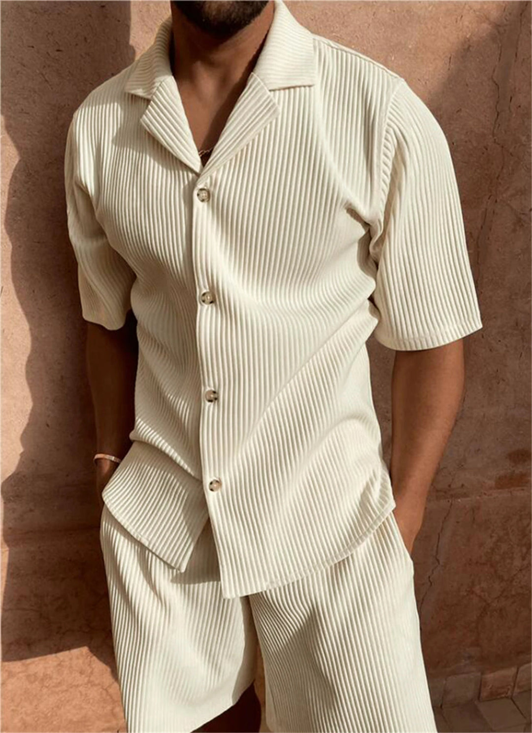 Michael Sydney men's summer set, front view