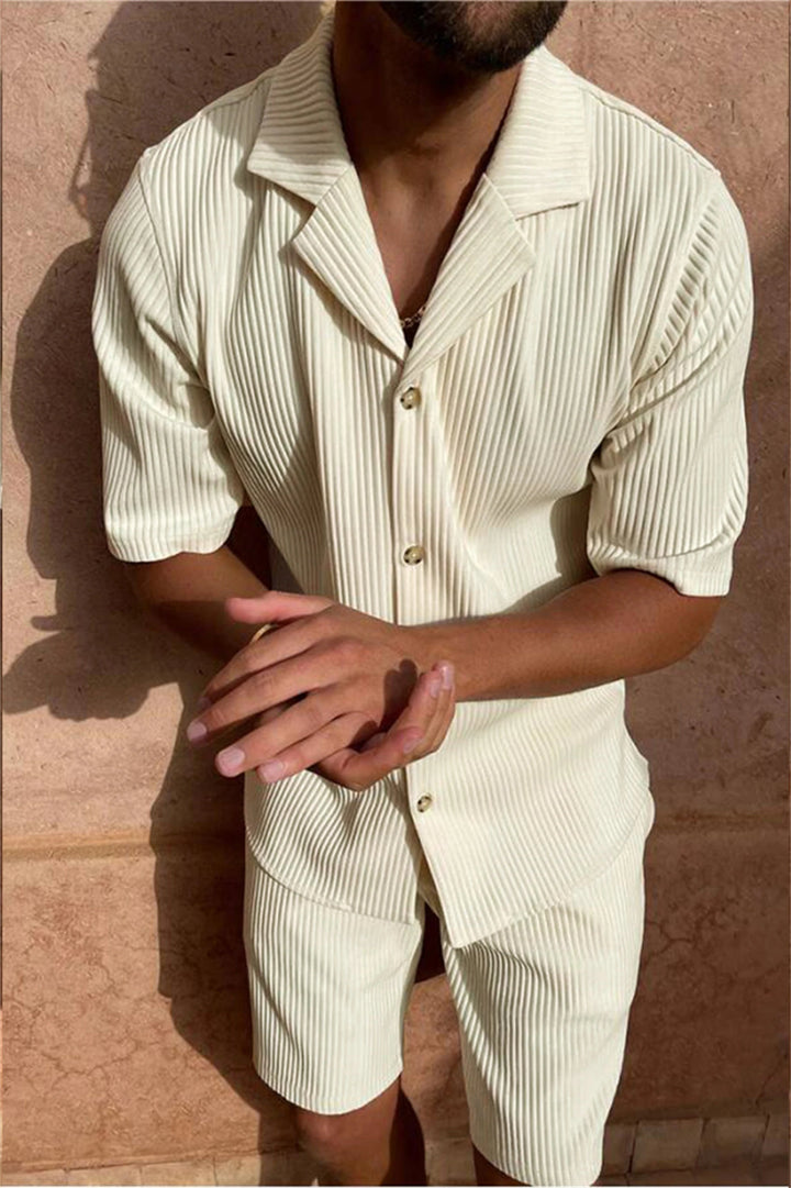 Michael Sydney men's summer set, front view