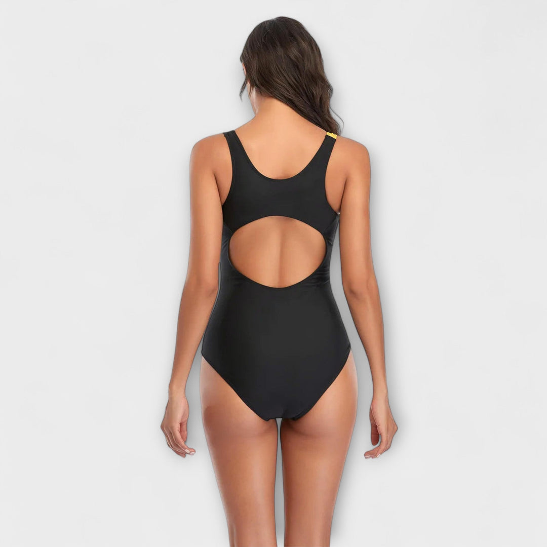 Nikki™ | Open-Back Sporty Swimsuit