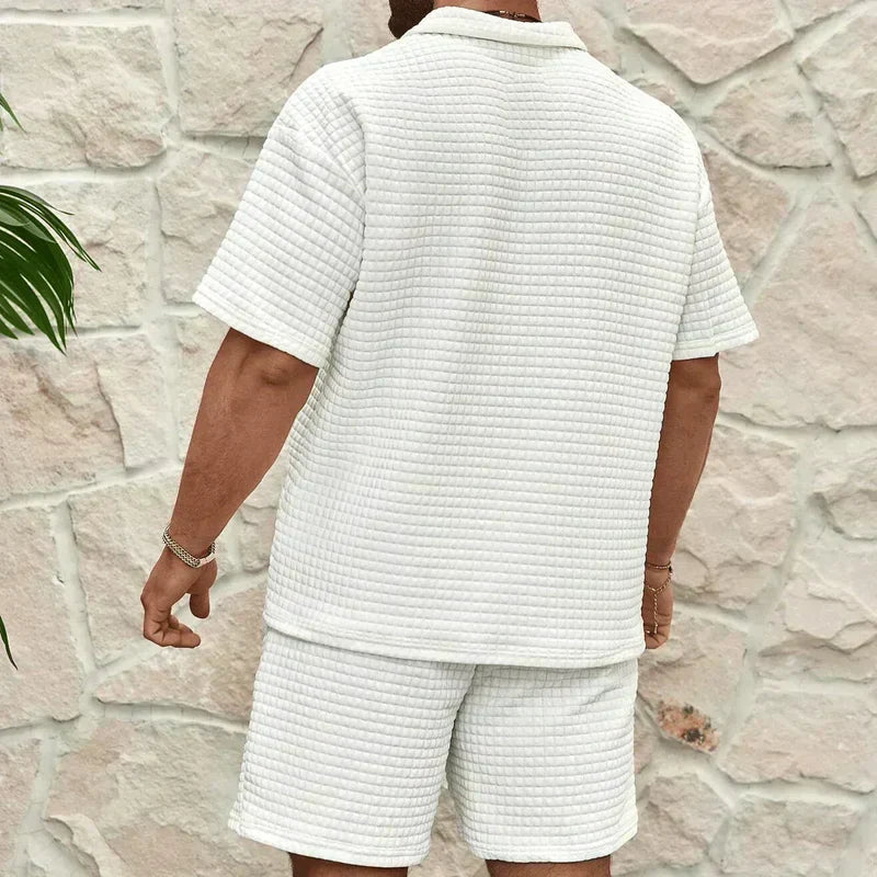 Michael Sydney men's summer set, front view