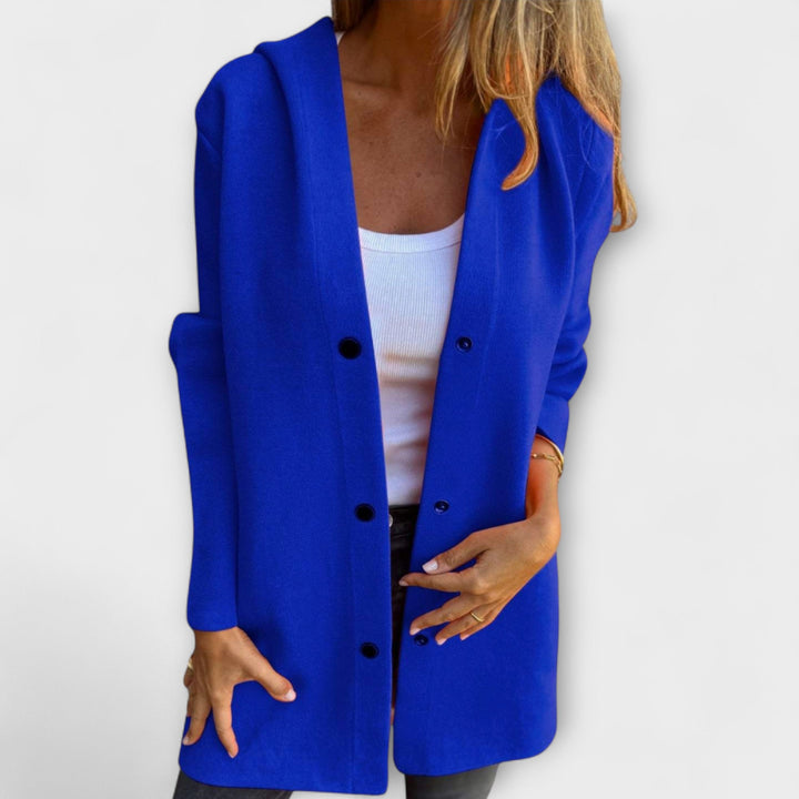 Maureen™ | Hooded Button Jacket