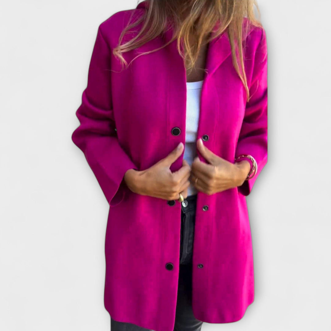Maureen™ | Hooded Button Jacket