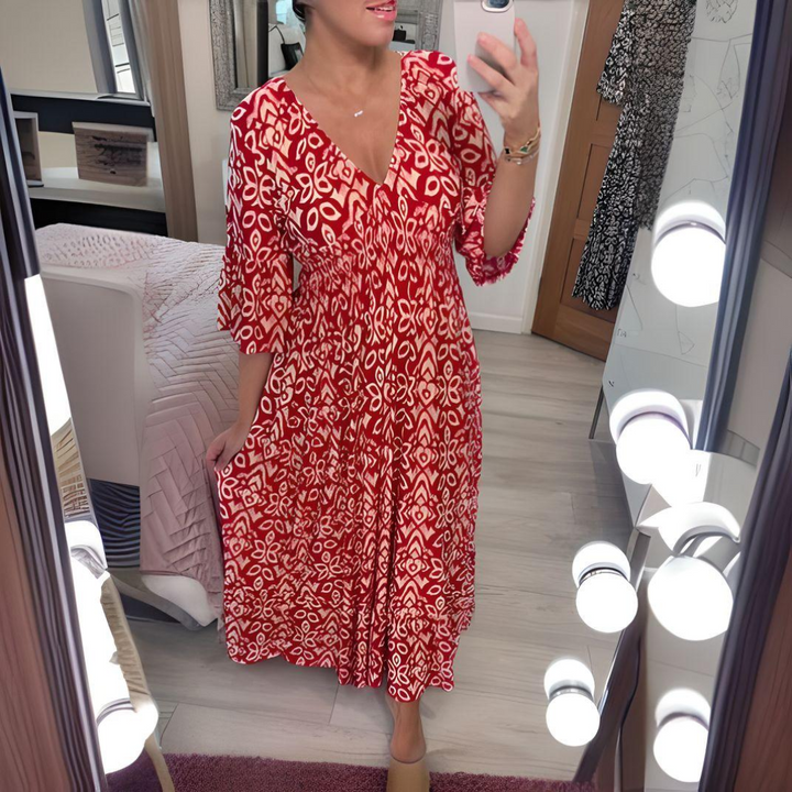 Danielle™ | Bold Print Boho Maxi