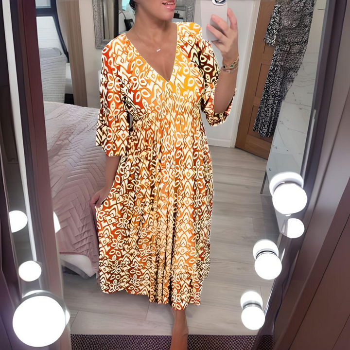Danielle™ | Bold Print Boho Maxi