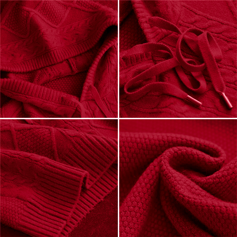 Teresa™ | Cable Hooded Jumper