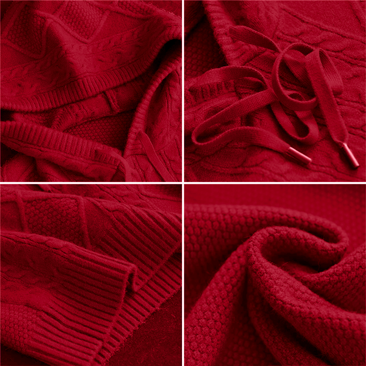 Teresa™ | Cable Hooded Jumper