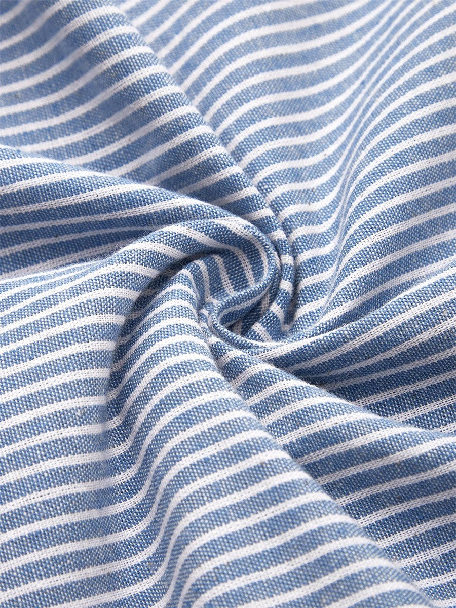 Helen™ | Striped Button Midi Dress