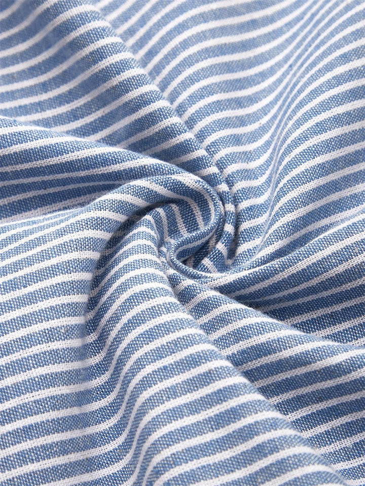 Helen™ | Striped Button Midi Dress