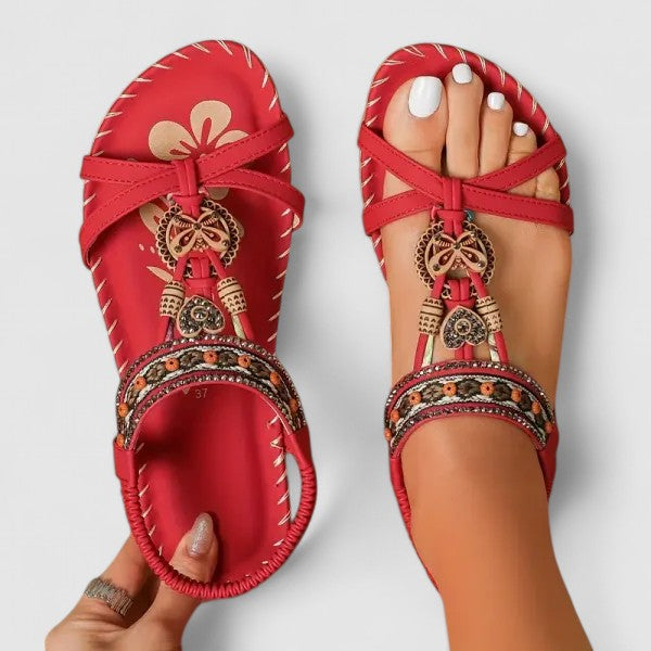 Kimberly™ | Beaded Boho Sandals