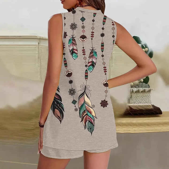 Joan™ | Feather Print Lounge Set