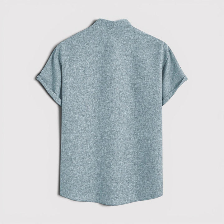 Michael Sydney men's lightweight collared shirt, front view