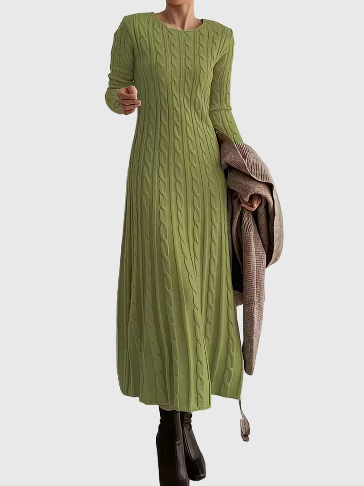 Emily™ | Cable-Texture Maxi Dress