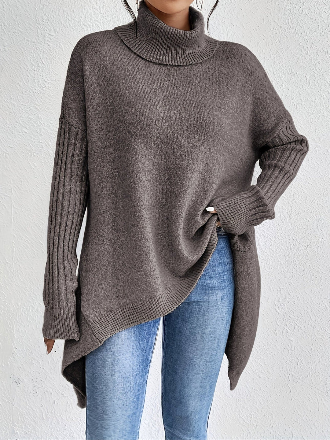 Shelley™ | Asymmetric Drape Jumper