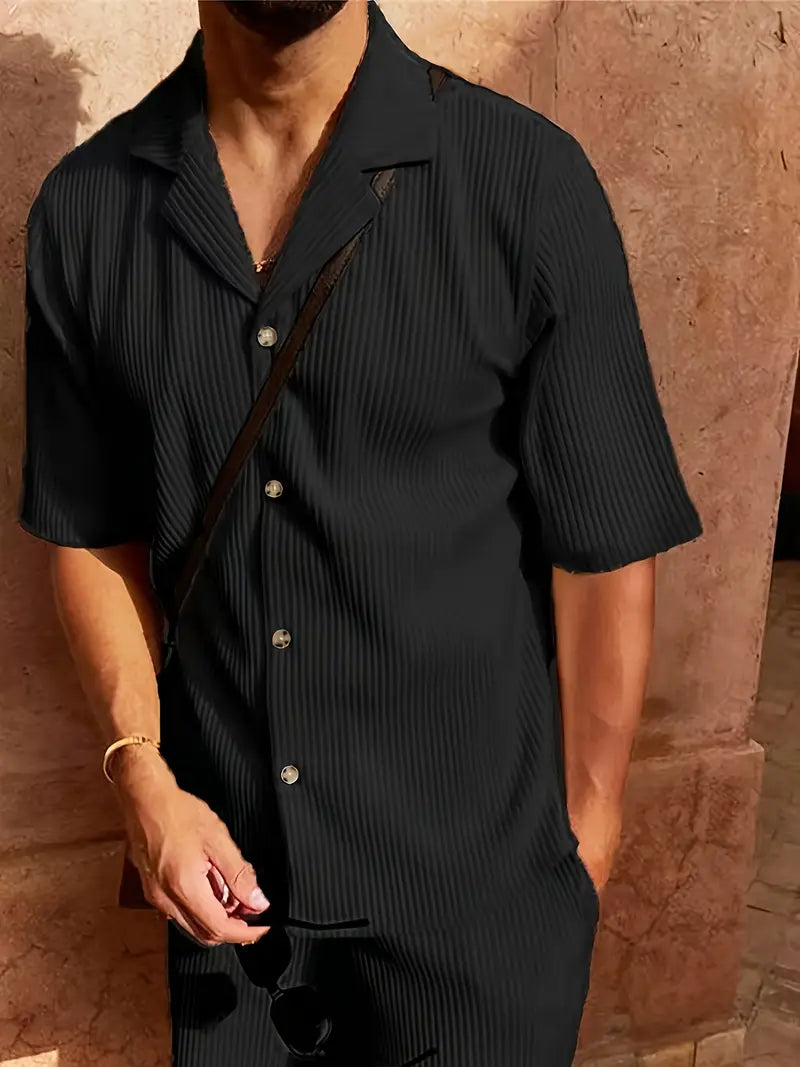 Michael Sydney men's summer set, front view