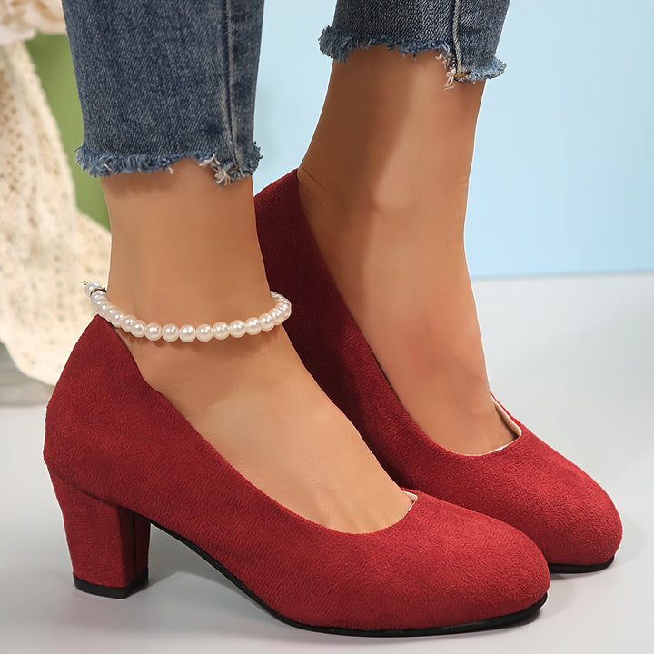 April™ | Sturdy Block Heels