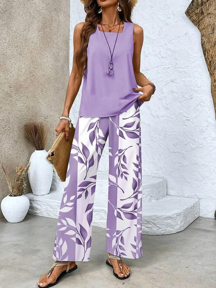 Erin Layered Summer Set in lilac