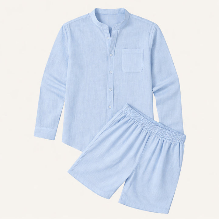 Michael Sydney men's summer set, front view