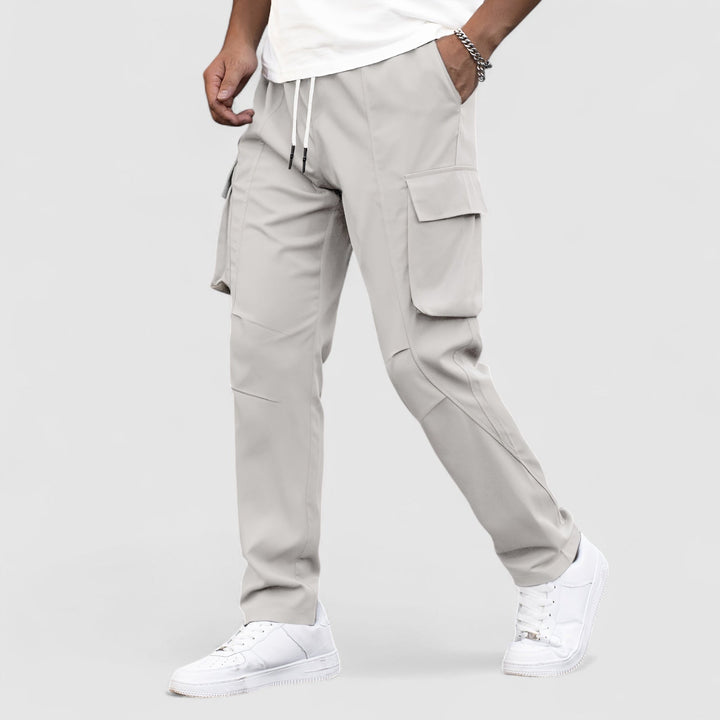Michael Sydney men's waterproof stretch cargo pants, front view