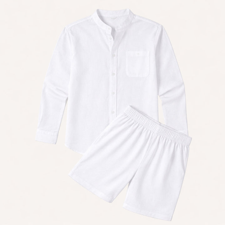 Michael Sydney men's summer set, front view
