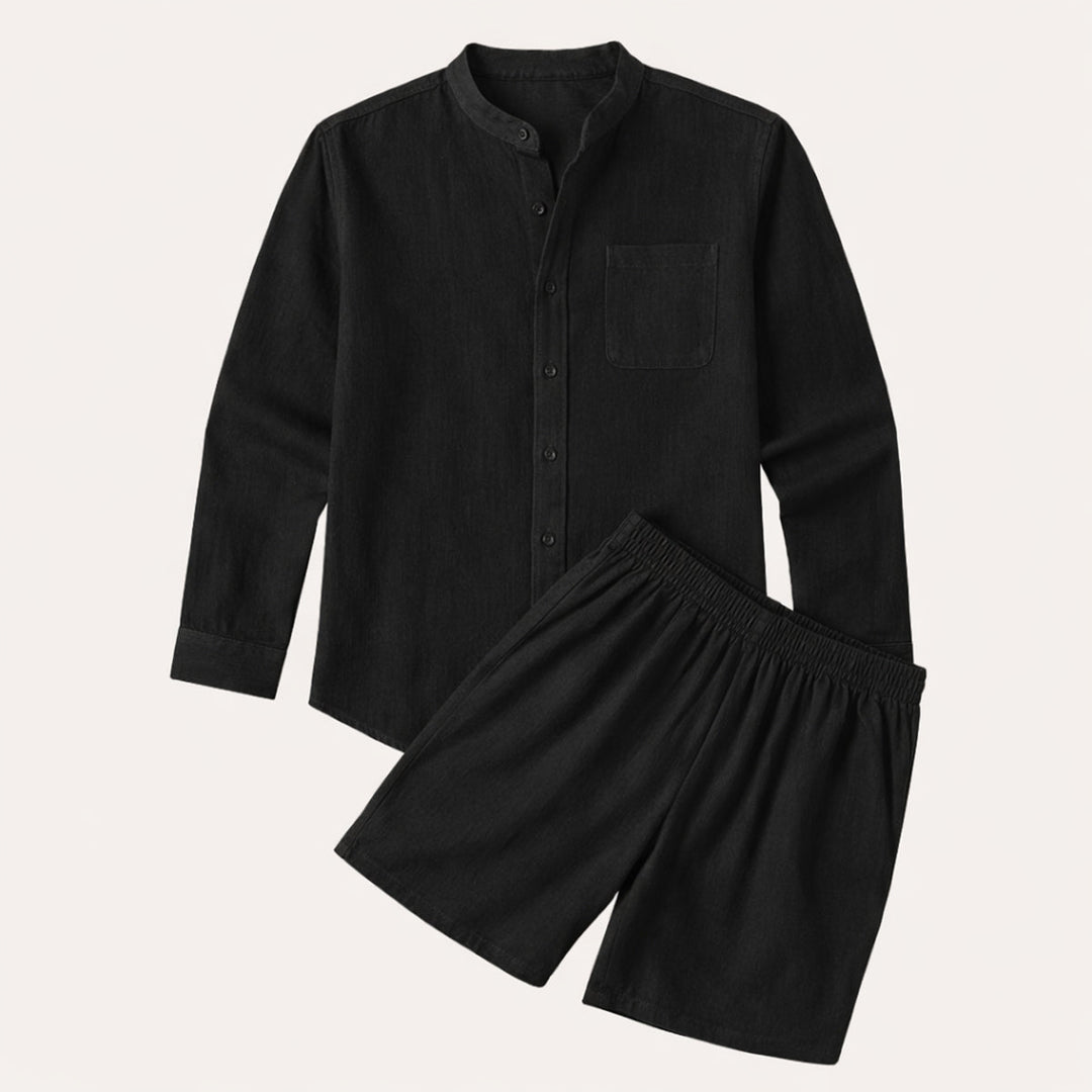 Michael Sydney men's summer set, front view