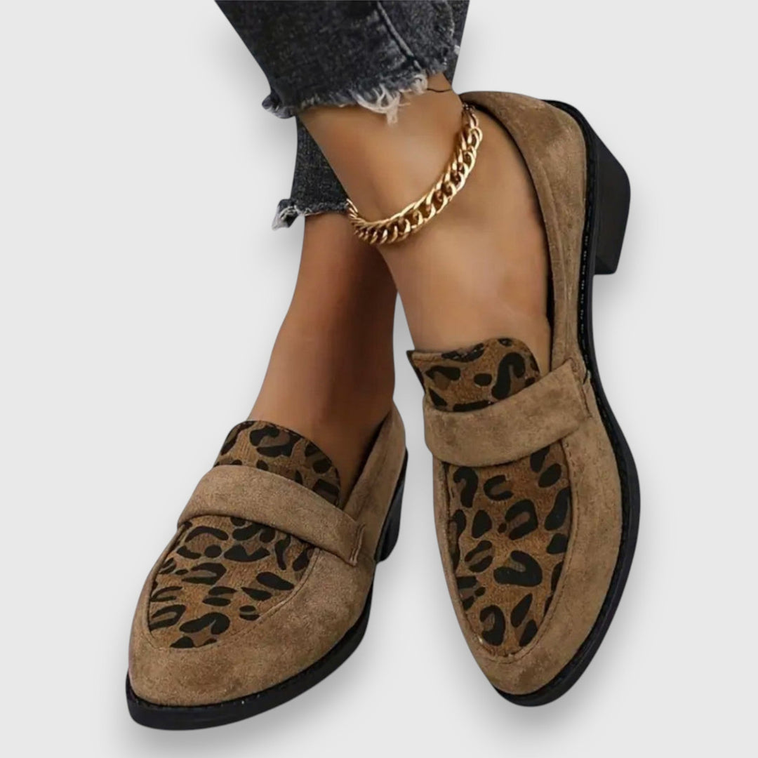 Louise™ | Leopard Print Loafers