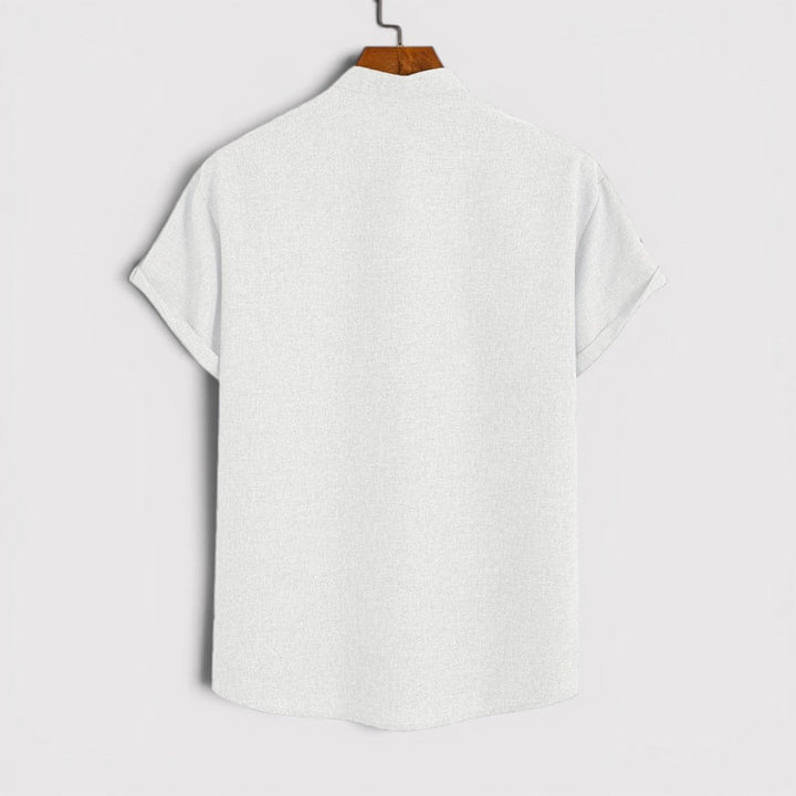 Michael Sydney men's lightweight collared shirt, front view