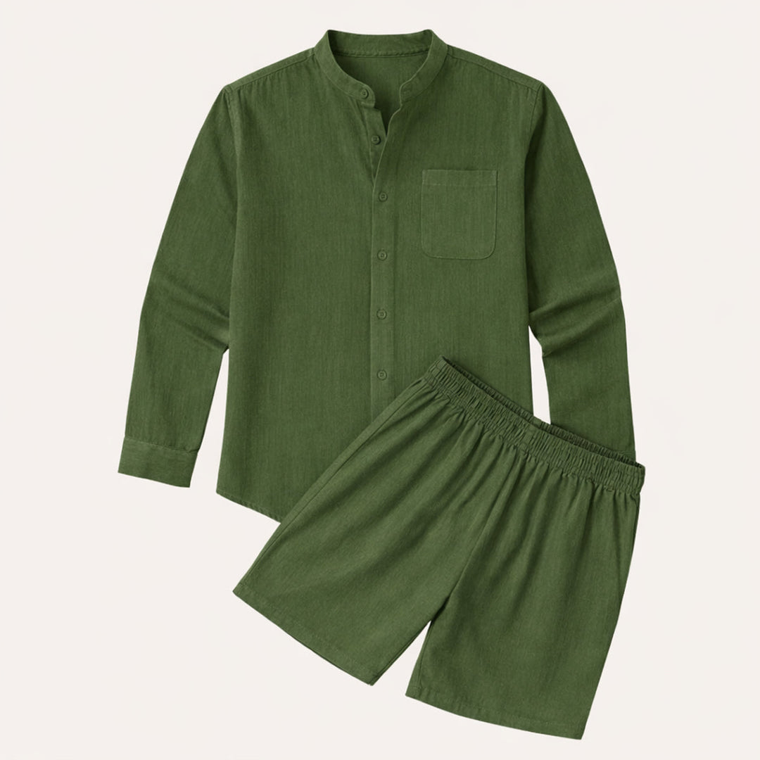 Michael Sydney men's summer set, front view