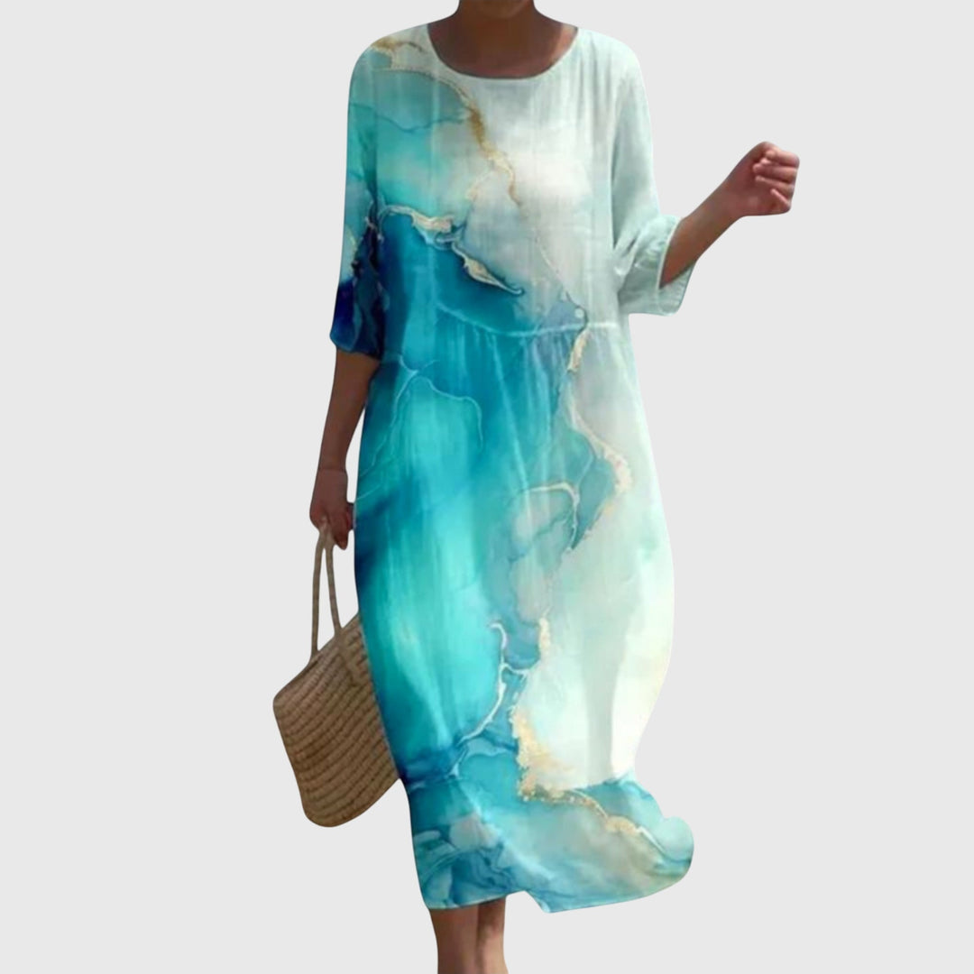 Rebecca™ | Flowing Floral Maxi Dress