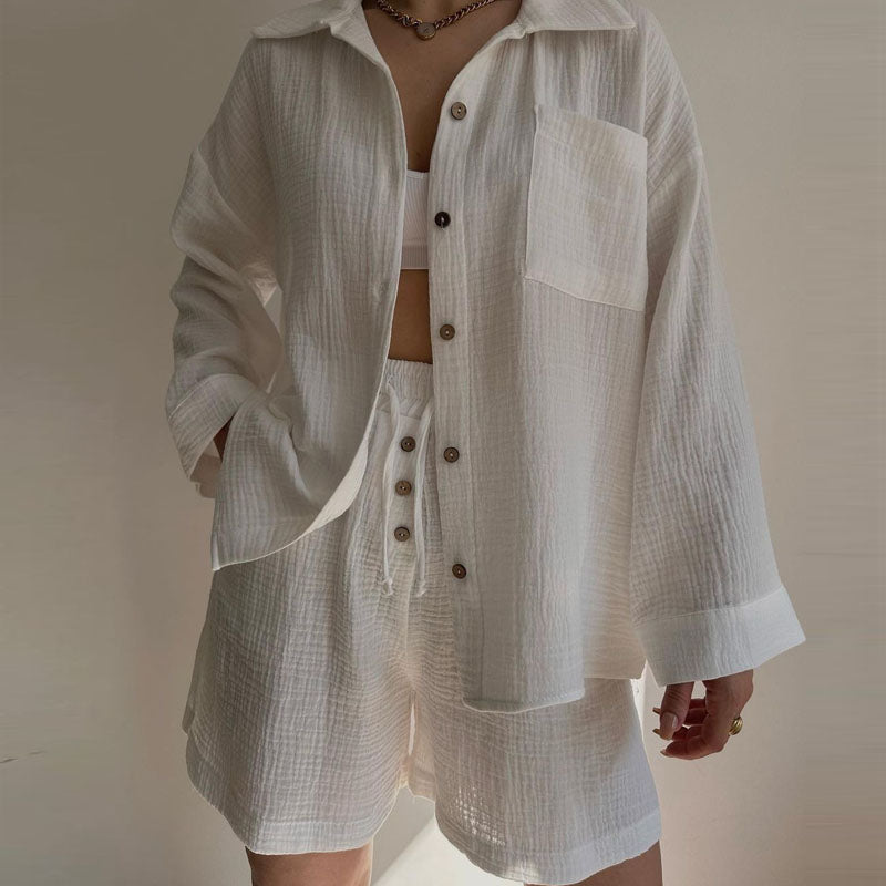 Dawn™ | Airy Shirt & Shorts Set