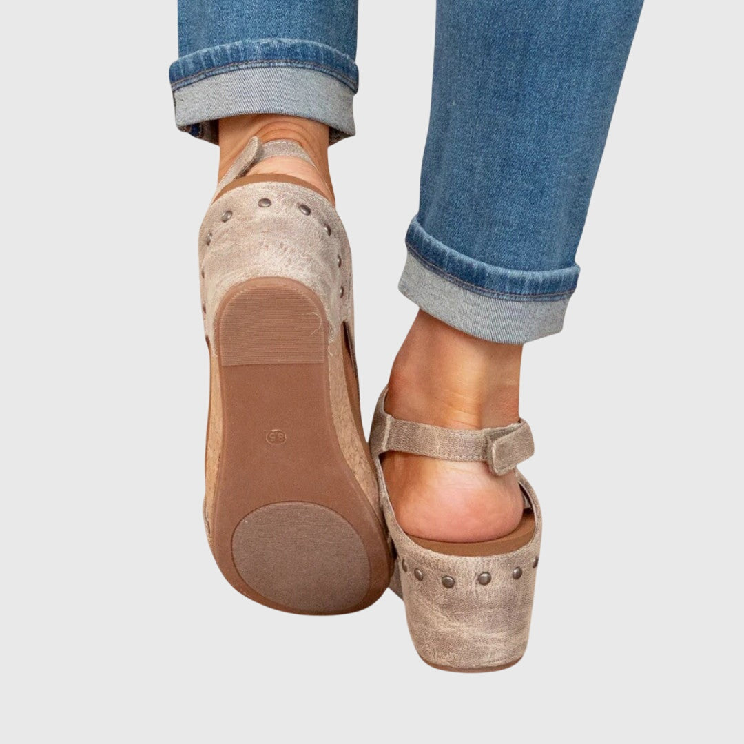 Jasmine™ | Cork Wedge Sandals