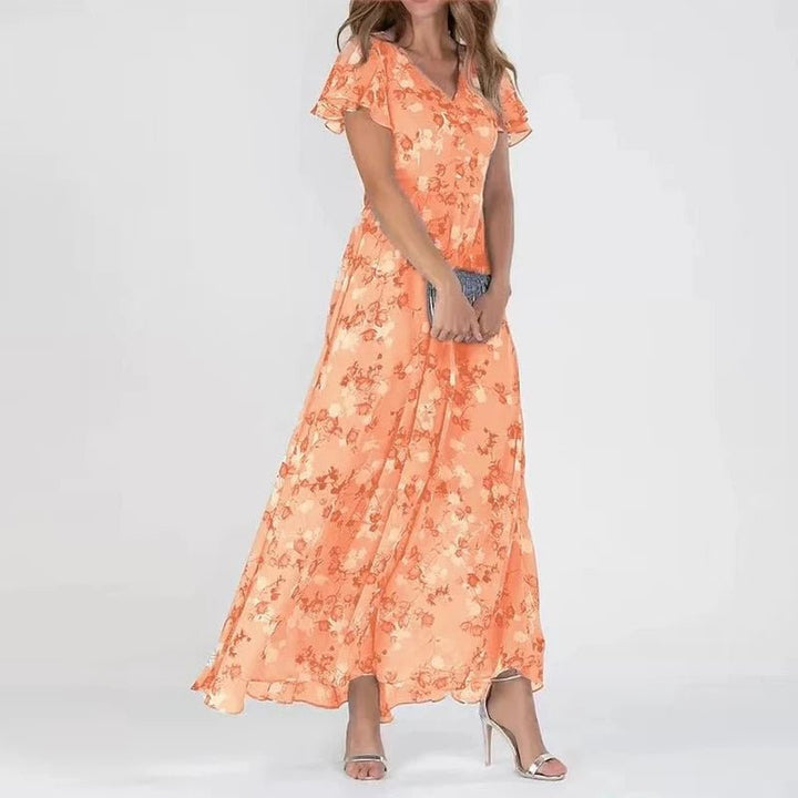 Ashley™ | Flowing Wrap-Effect Maxi Dress