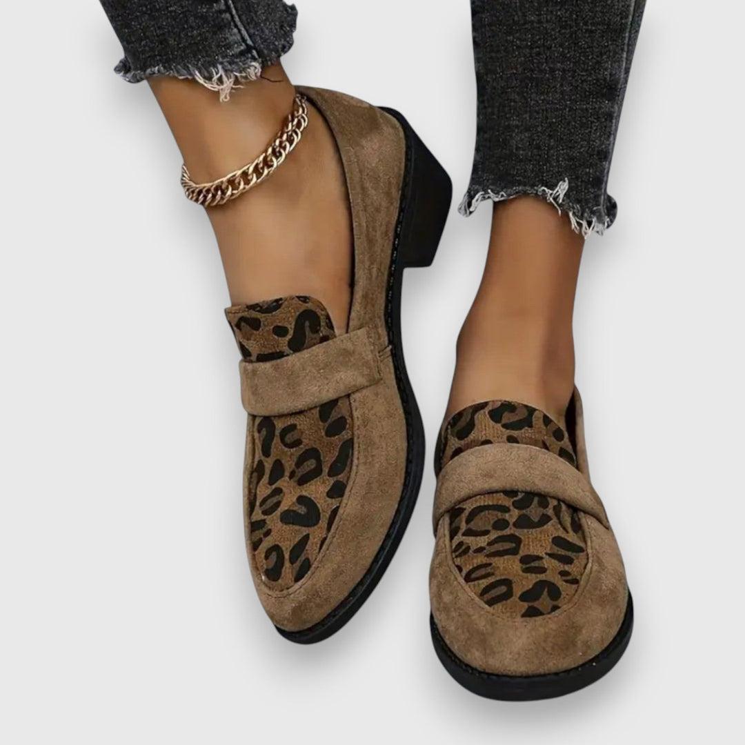 Louise™ | Leopard Print Loafers