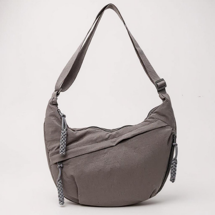 Gayle half-moon sling bag in grey