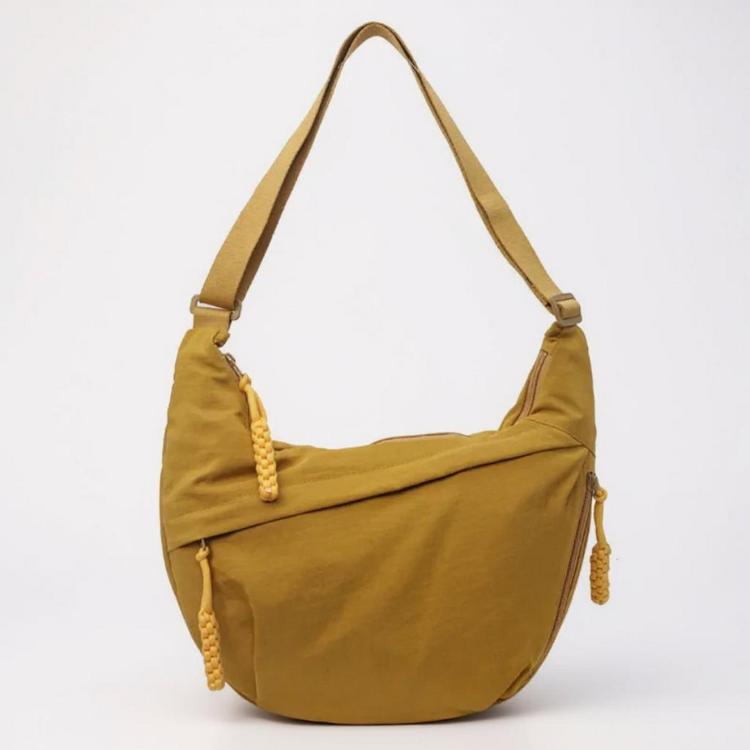 Gayle half-moon sling bag in yellow