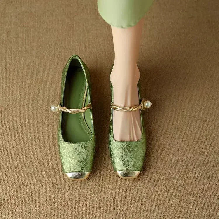 Ellen™ | Crystal-Heel Mary Janes