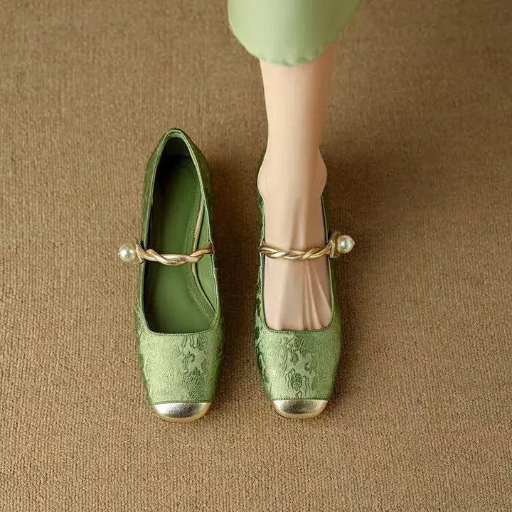 Ellen™ | Crystal-Heel Mary Janes