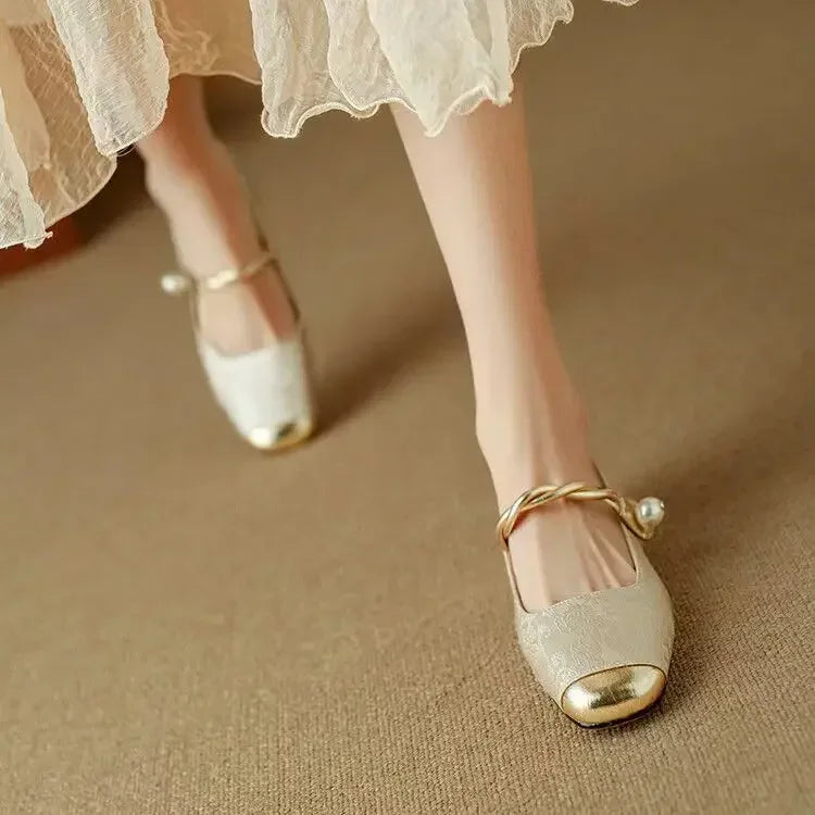 Ellen™ | Crystal-Heel Mary Janes