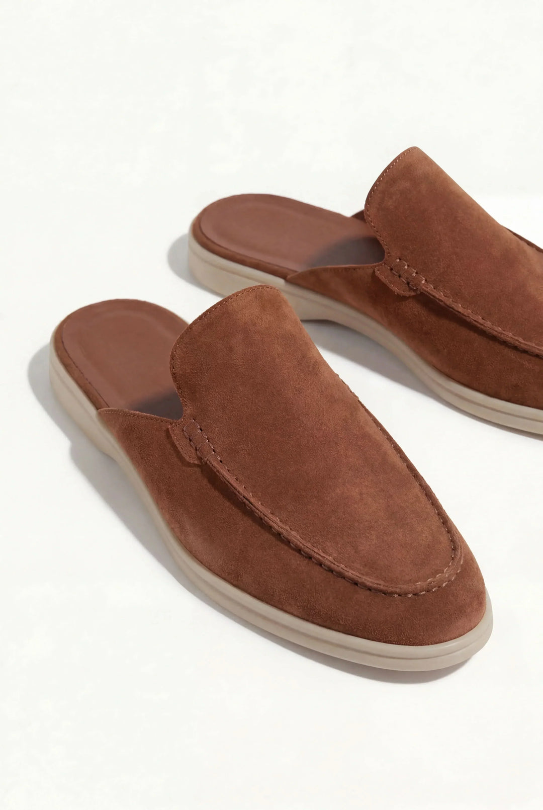 Michael Sydney men's mules Burgundy, front view