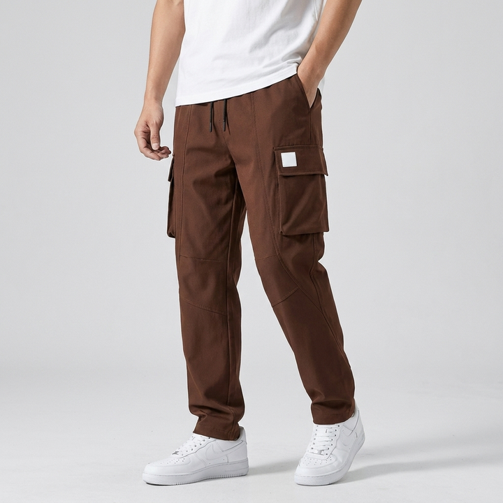 Michael Sydney men's waterproof stretch cargo pants, front view