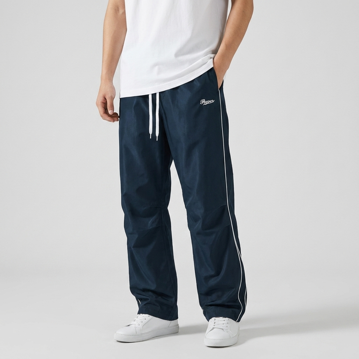 Michael Sydney men's lightweight trackpants, front view