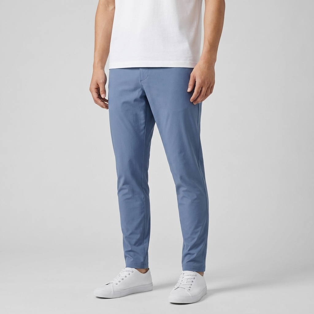 Michael Sydney men's slim trackpants, front view