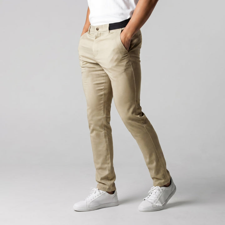 Michael Sydney men's stretch pants, front view