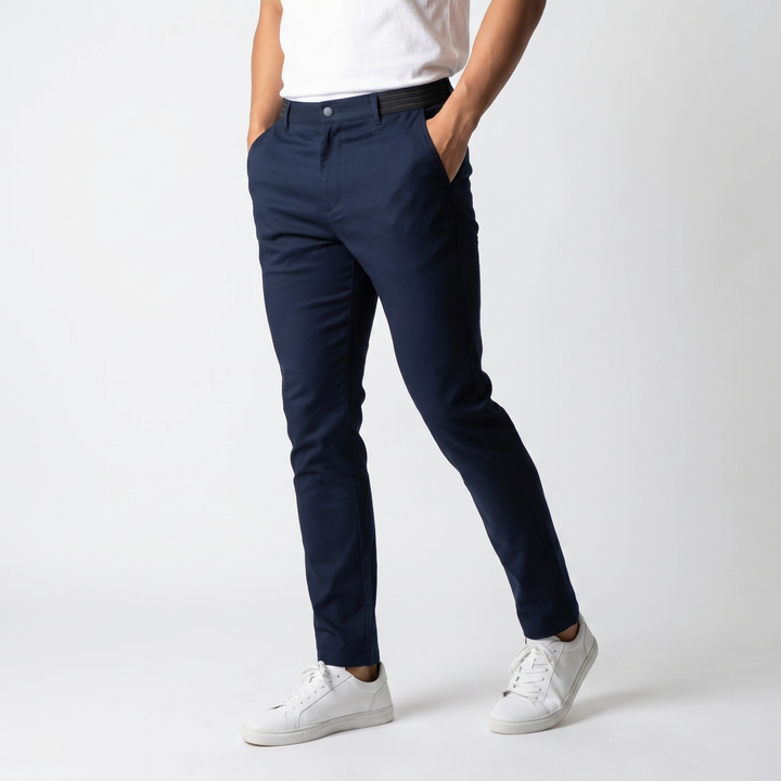 Michael Sydney men's stretch pants, front view