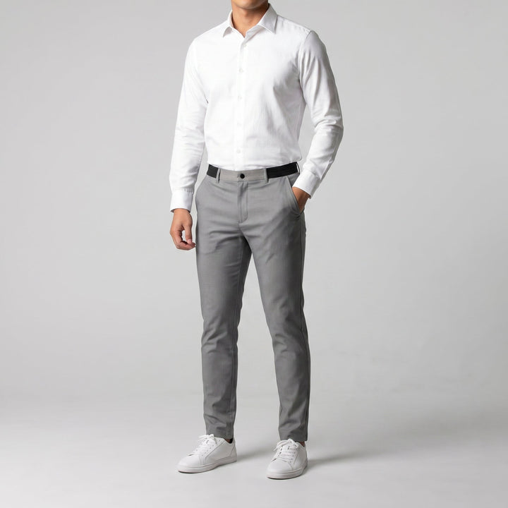 Michael Sydney men's stretch pants, front view