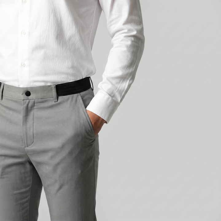 Michael Sydney men's stretch pants, front view