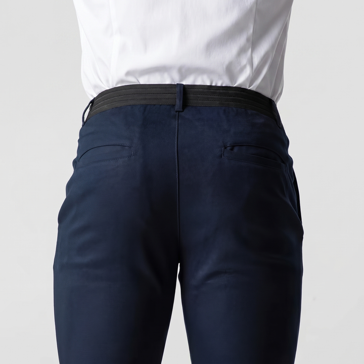 Michael Sydney men's stretch pants, front view