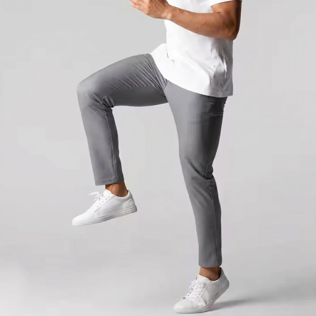 Michael Sydney men's stretch pants, front view